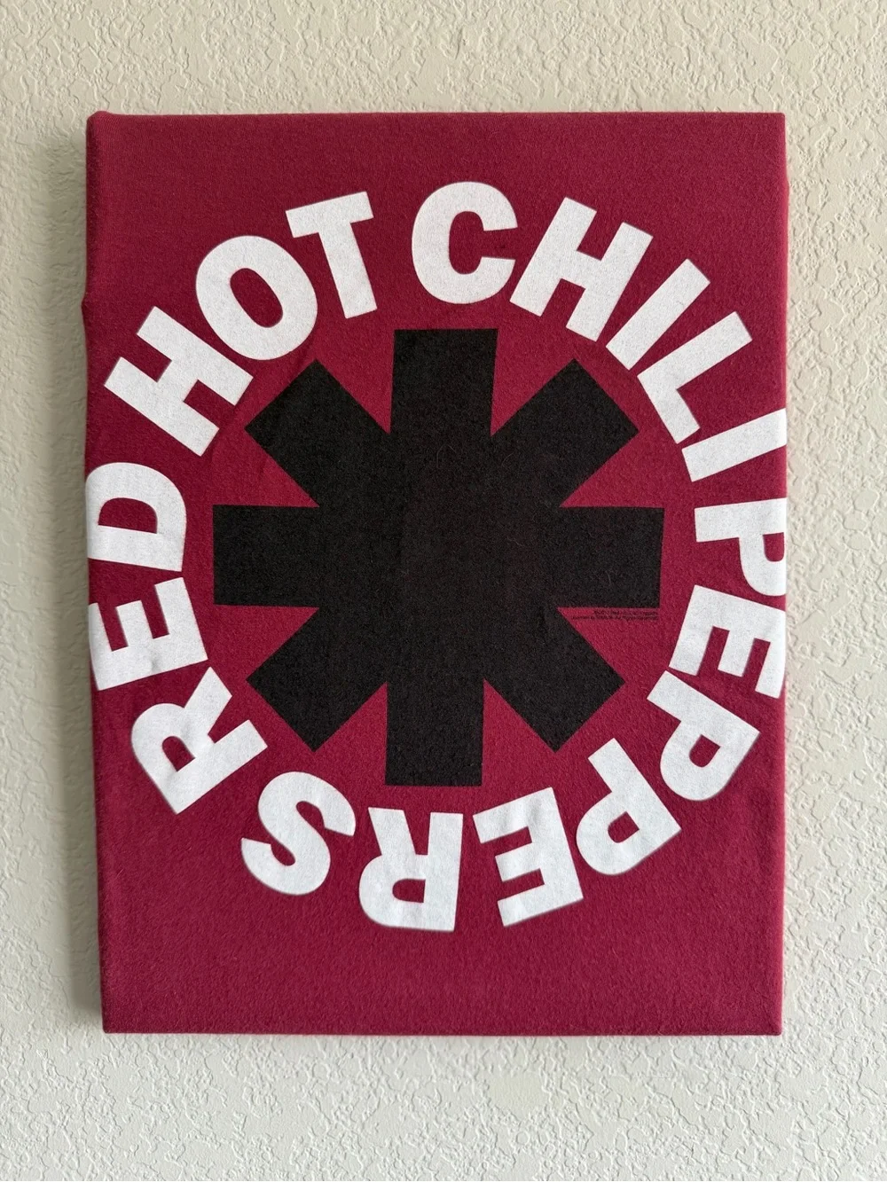 Red Hot Chili Peppers Logo Wall Art Canvas